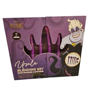 Disney Villains Ursula Makeup Brush & Sponge Set Beauty Tools
